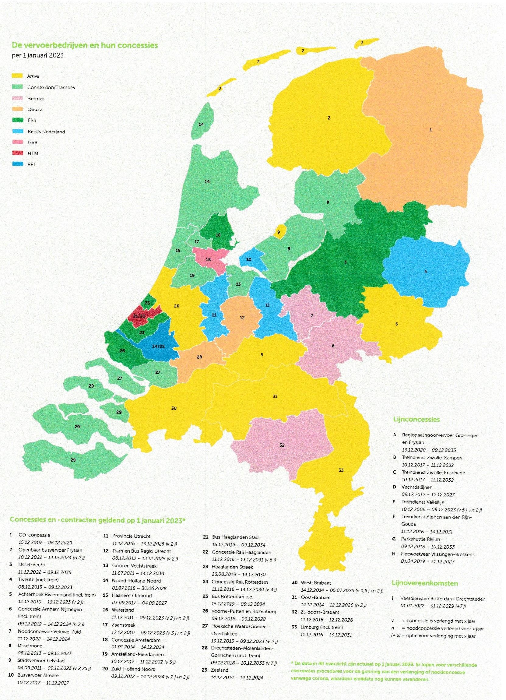 Concessiegrenzen OV Oost 2023