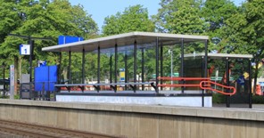 Schouwen station Nunspeet en station 't Harde