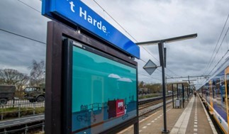 Schouwen station Nunspeet en station 't Harde