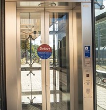 Defecte liften op stations