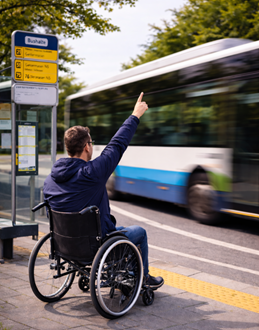 Weigeren rolstoelgebruiker in de bus